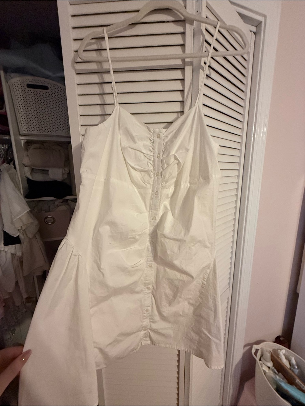 wild fable White Elastic-Waist Top with Brand Tag